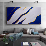 Gold Streak Extra Large Abstract Painting
