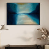 Extra Large Blue Sea and Sky Reflection Abstract Oil Painting #3