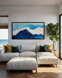 Extra Large Waves Abstract Oil Painting