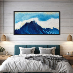 Extra Large Waves Abstract Oil Painting