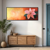 Extra Large Pink Flower Abstract Oil Painting Wall Art