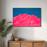 Extra Large Pink Clouds Abstract Oil Painting #2