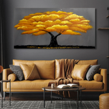 Extra Large Yellow Blossom Tree Acrylic Painting